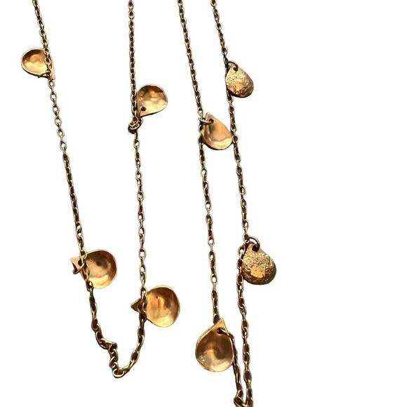 Stella & Dot Gold Tone Long Necklace - Picture 2 of 7